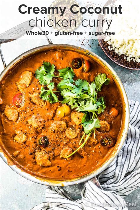 Save For Later Creamy Coconut Chicken Curry Is An Easy To Make And