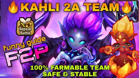 F2P KAHLI 2A 100 FARMABLE TEAM SUMMONERS WAR YouTube