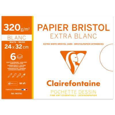 Papier Bristol Extra Blanc Clairefontaine Chez Toutencolle