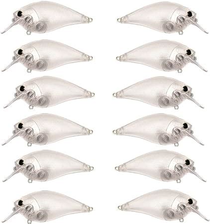 Amazon Lure Blanks Square Bill Crankbait 20pcs Unpainted 2 5