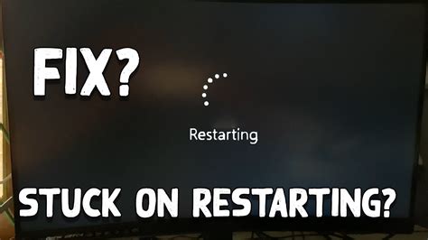 Windows 11 Stuck On Restarting Screen