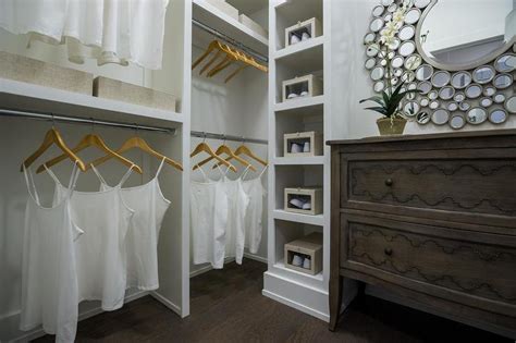 Walk In Closet With Freestanding Dresser Transitional Closet