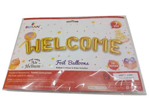 Helium Birthday Golden Foil Balloons Packaging Type Packet At Rs