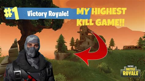 Fortnite My Highest Kill Game Youtube