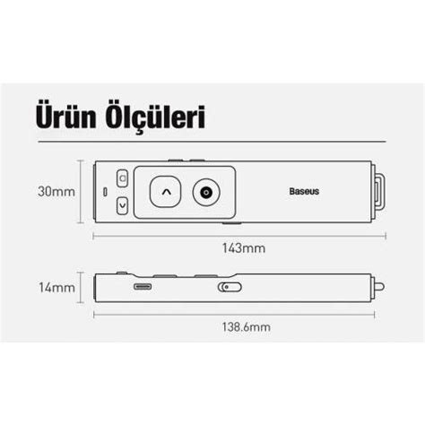 Baseus Arjl K Rm Z Lazer I Aretli Projeksiyon Sunum Fiyat