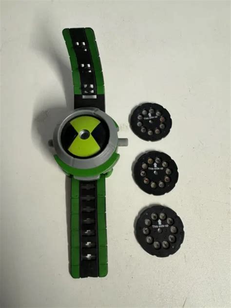 MONTRE PROJECTEUR BEN 10 Alien Force Omnitrix Illuminator Avec Disques