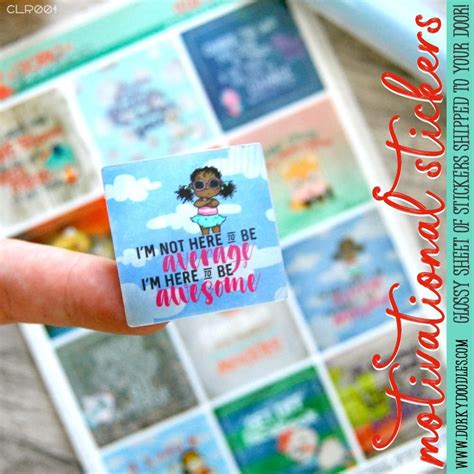 Motivational Planner Stickers | Planner stickers, Personal planner, Fun ...