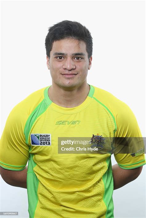 Allan Faalavaau Of The Australian Men S Rugby World Cup Sevens Poses News Photo Getty Images