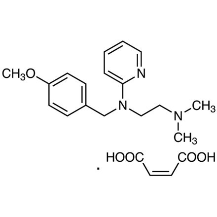 Mepyramine Maleate (Pyrilamine Maleate) - YARROW CHEM PRODUCTS