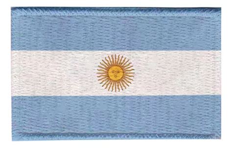 Patch Sublimado Bandera Argentina 8 0x5 5 Bordado MercadoLibre