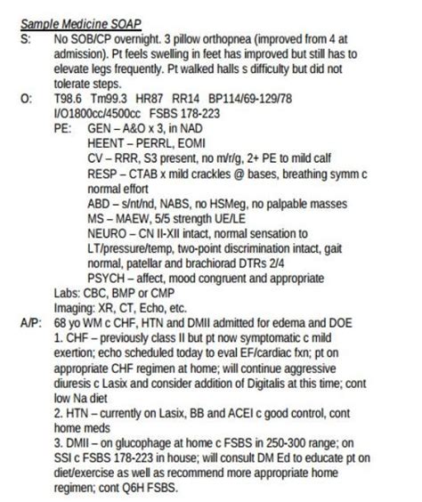 How To Write Clinical Notes Middlecrowd3