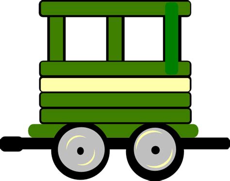 Loco Train Carriage Clip Art at Clker.com - vector clip art online ...