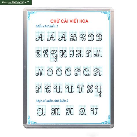 Bảng Chữ Cái Tiếng Việt Có Ô Ly Hướng Dẫn Đầy Đủ Cho Trẻ Tập Viết