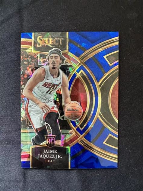 Select Nba Jaime Jaquez Jr Cracked Blue Ice Premier Prizm Heat