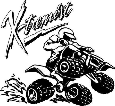 Collection Of Four Wheeler Coloring Pages Free Printable