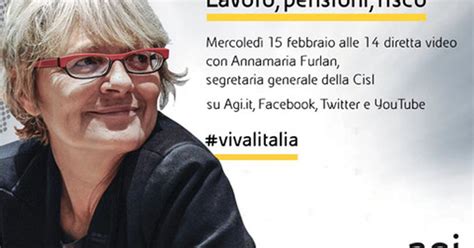 Annamaria Furlan In Diretta Web A Viva L Italia