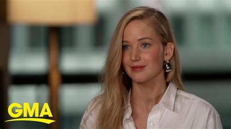 Jennifer Lawrence Talks New Film No Hard Feelings L Gma Youtube