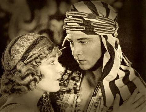 Rudolph Valentino Vilma Banky In Son Of The Sheik Rudolph