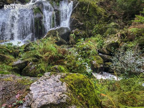 Nice View Of The Triberger Waterfall In The Black Forest In Germany