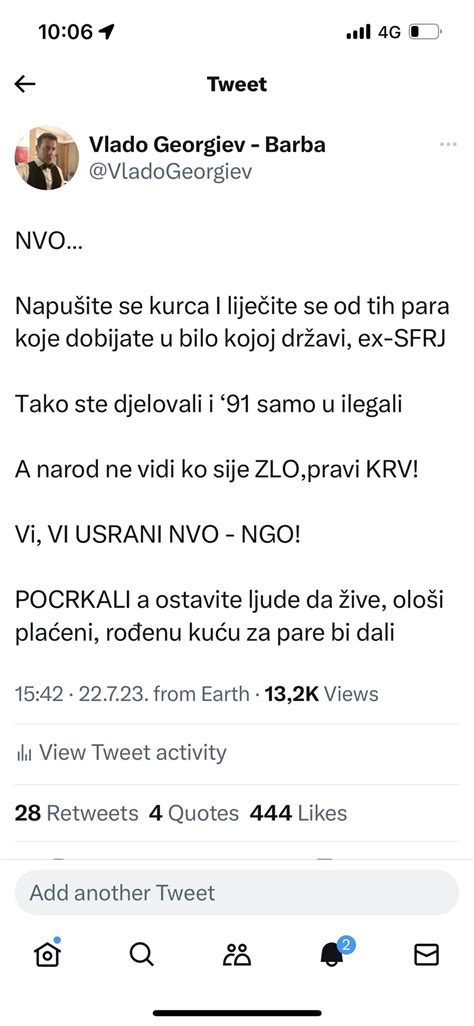 Vlado Georgiev Barba On Twitter Nisam Ni Spomenuo Ni Prijedor Ni