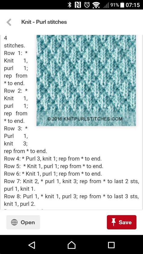 How To Knit A One Row Stitch Pattern For Scarves Artofit