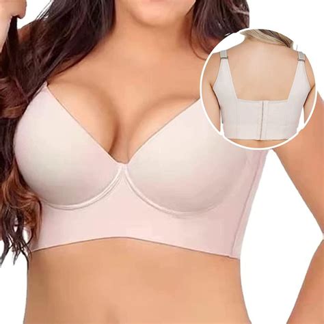 Buy Fashion Deep Cup Bra Hides Back Fat Full Back Coverage Bra Bra With