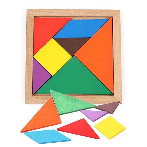 Puzzle Tangram En Bois Enfant World