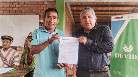 Pasco Familias Firman Actas De Entendimiento Con Devida Para