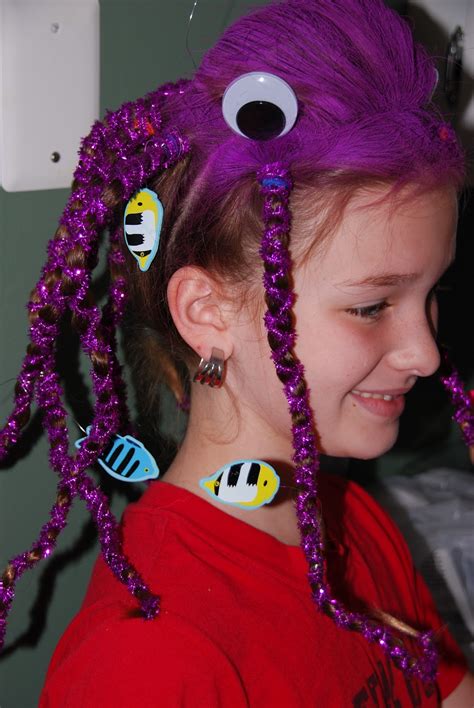 Mom Repeating: Crazy Hair Day