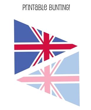 Craft Academy Lesson 18 Free Printable Jubilee Union Jack Bunting