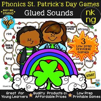 Glued Welded Sounds Nk Ng Roll Read Games Phonics St Patrick S Day