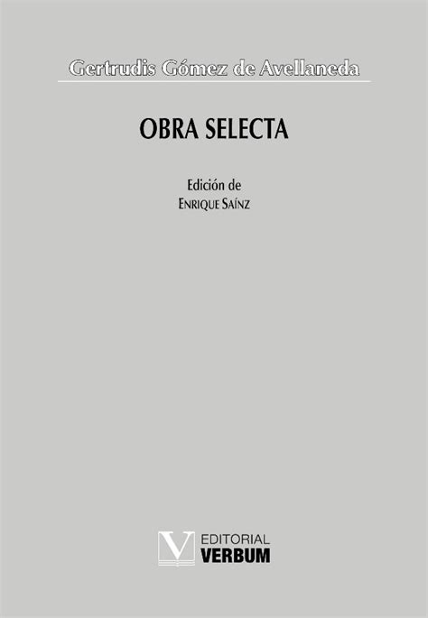 Obra Selecta Editorial Verbum