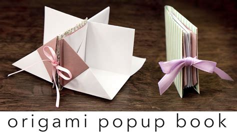 Origami Popup Book Tutorial Origami And Kirigami Book Origami