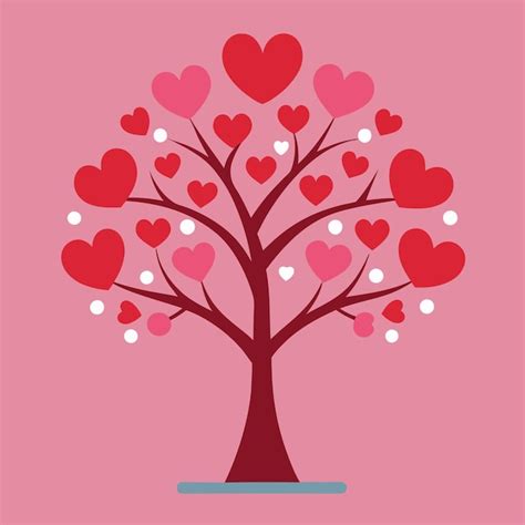 Love Tree Vector Premium Ai Generated Vector