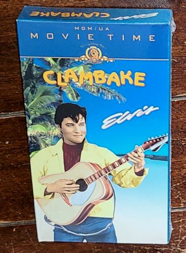 Clambake VHS 1987 MGM UA Elvis Presley Shelley Fabares Bill Bixby