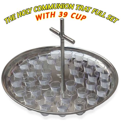 The Holy Communion Tray Full Set With Cup