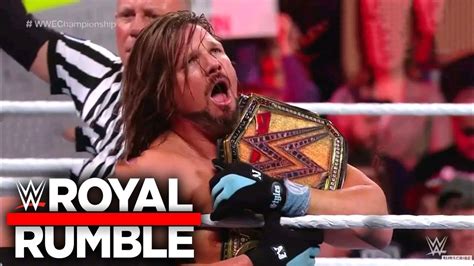 AJ STYLES Wins Undisputed Universal Championship At Royal Rumble 2024