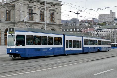 Vbz Tram Be S Nfte Mit Einem Pony Am Beim