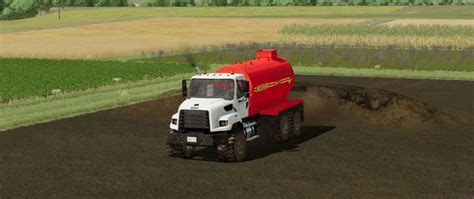 Ls Freightliner Sd With Nuhn Magnum Liquid Manure Spreader