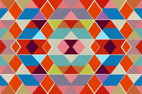 Colourful Geometric Pattern Vector Art Icons And Graphics For Free