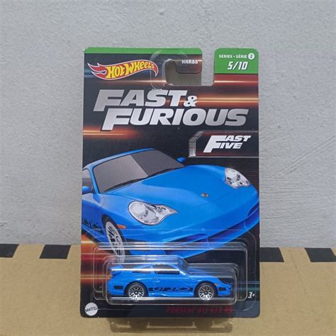 Hotwheels Porsche 911 Gt3 Rs Azul Rápido Y Furioso Cinco Shopee Chile