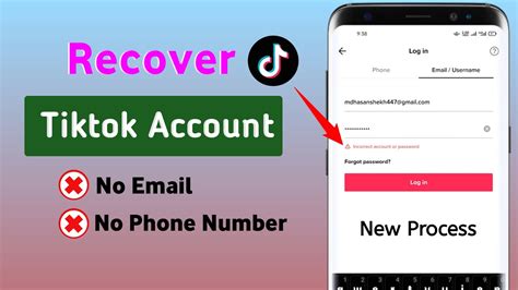 How To Recover Tiktok Account Without Email Or Phone Number