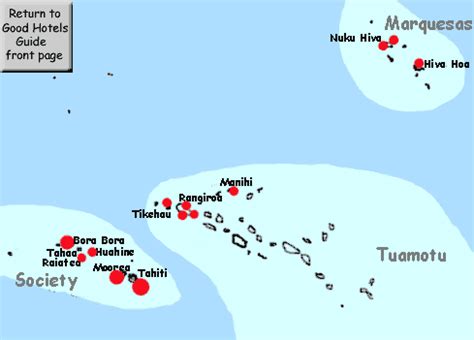 Tahiti Hotels on an interactive map.fs