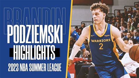 Best Of Brandin Podziemski In 2023 Nba Summer League Youtube