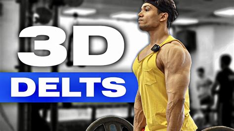 The Exercise For Boulder Shoulders Round And 3D Delts Workout YouTube