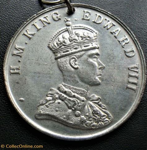 Edward VIII - Coronation Medal 1937 at Westminster Abbey, UK