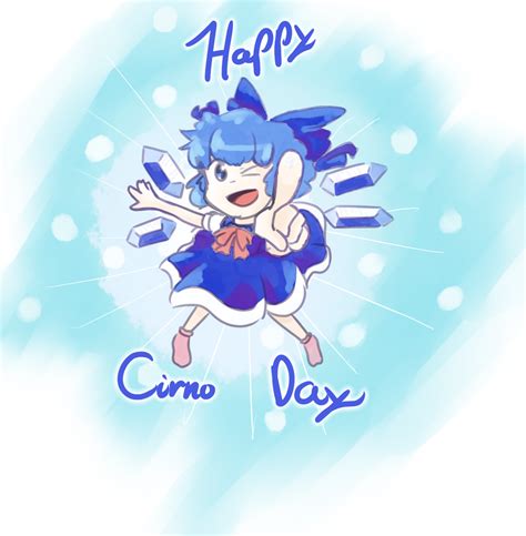 Happy Cirno Day 2018 By Flamon Kun On Deviantart