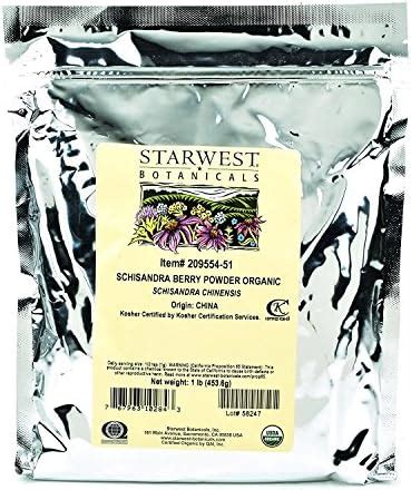 Amazon Starwest Botanicals Organic Schisandra Berry Powder