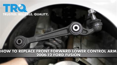 How To Replace Front Forward Lower Control Arm 2006 12 Ford Fusion Youtube