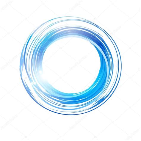 Vector Abstract Blue Circle Stock Vector Image By ©mcherevan 60622717